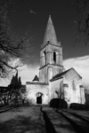 Eglise ambiance gothique avec rapace